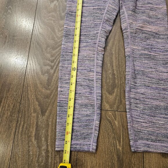 Lululemon High Times Pant Space Dye Camo Tender Violet Black Leggings Size 6 - Picture 12 of 14